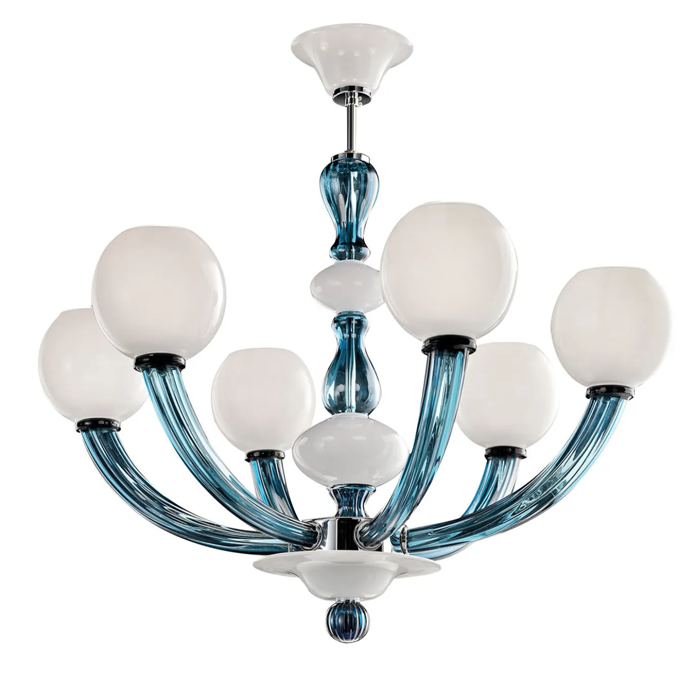 Lampadario a 6 luci Balbi Blue