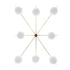 Lampadario a 8 luci Champagne di Valentina Fontana