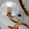Lampadario a 15 luci in oro