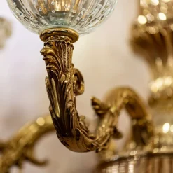 Lampadario a 15 luci in oro