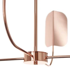 Lampadario a 4 luci Leaf di Matteo Zorzenoni