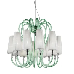 Lampadario a 12 luci Margot Green