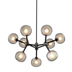 Lampadario a 9 luci Nabila di Corrado Dotti