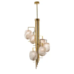 Lampadario a 6 luci Roma Alabastro