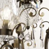 Lampadario Anfora in Vetro Trasparente