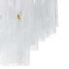 Lampadario Annalisa Alabastro in vetro bianco