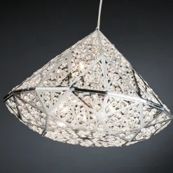 Lampadario Arabesque Diamond H40 Argentato