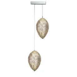 Lampadario Arabesque Egg a 2 luci