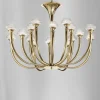 Lampadario Art Déco con cristallo