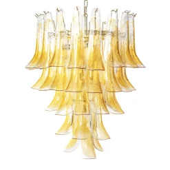 Lampadario Artemide Ambra in vetro