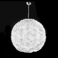 Lampadario a sfere di vetro