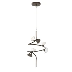 Lampadario a spirale Linfa Nero