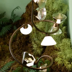 Lampadario a spirale Linfa Nero