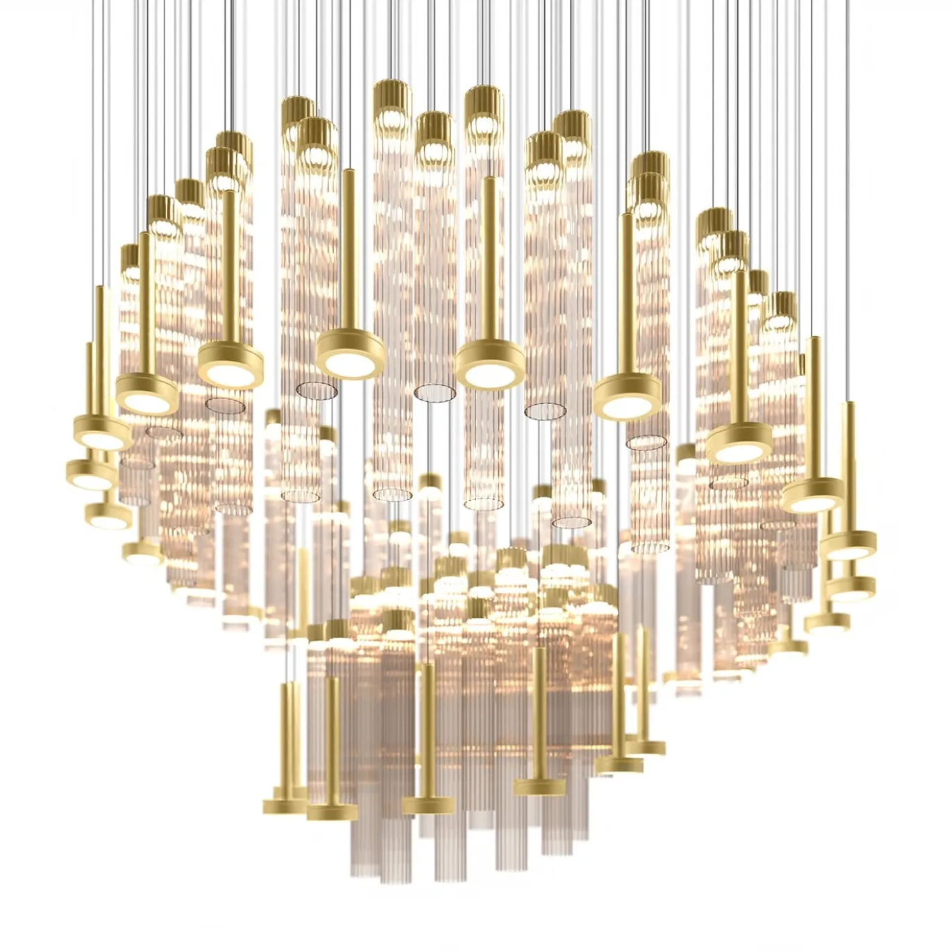 Lampadario Astract Wave 39