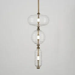Lampadario a tre luci Trinity 04 di Mike Shilov