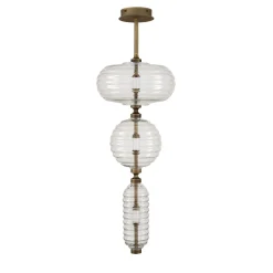 Lampadario a tre luci Trinity 04 di Mike Shilov