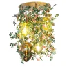 Lampadario a uovo in cristallo Flower Power Romantic Roses