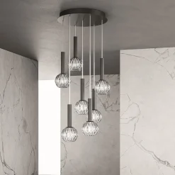 Lampadario Bella Tube a 7 luci