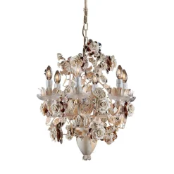 1456/6 Lampadario bianco