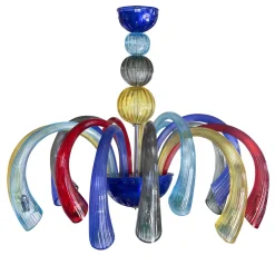 Lampadario Brio in Vetro Soffiato