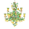 Lampadario Capri 9 luci policrome di Antonio Fullin
