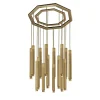 Lampadario Castel S16 in oro satinato