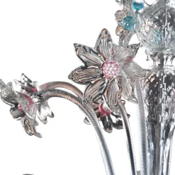 Lampadario Celeste Barocco Floreale