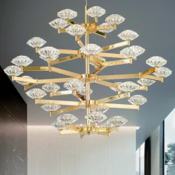 Lampadario Cognac