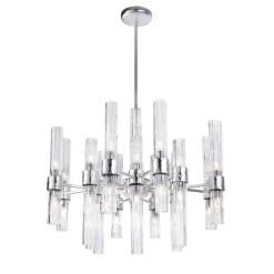 Lampadario contemporaneo in metallo