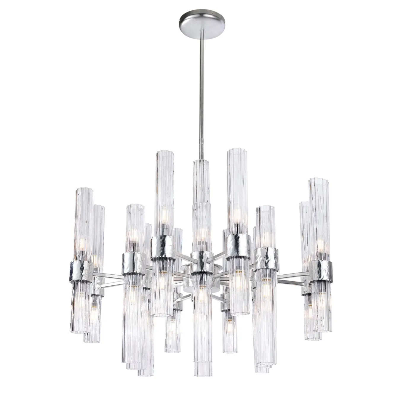 Lampadario contemporaneo in metallo