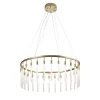 Lampadario contemporaneo in vetro bianco satinato con 28 luci