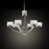 Lampadario Crystal Blade con finitura black aubergine