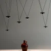 Lampadario Daily D02 6 Luci in Alluminio Nero