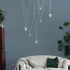 Lampadario D02 a 6 Luci in Bianco