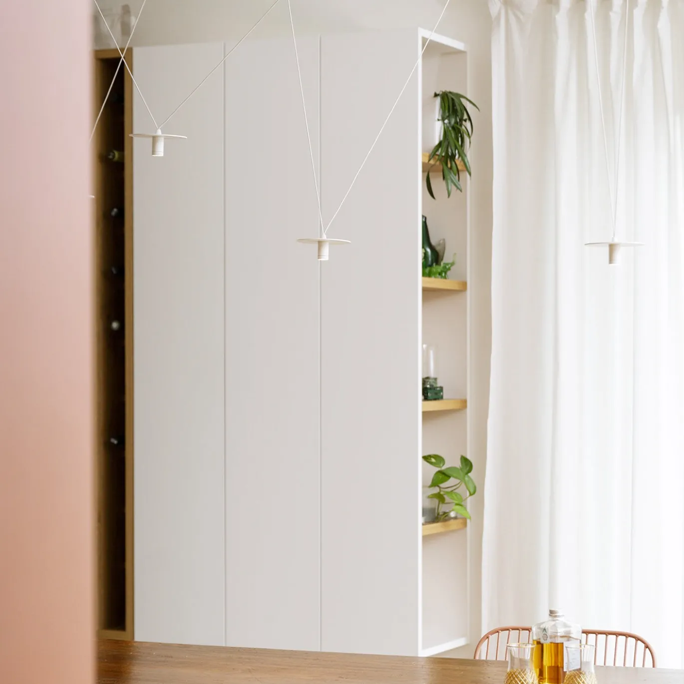 Lampadario D02 Bianco Mix a 6 Luci