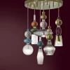 Lampadario Divas a 6 luci multicolore