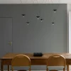 Lampadario D02 Nero Mix a 6 Luci