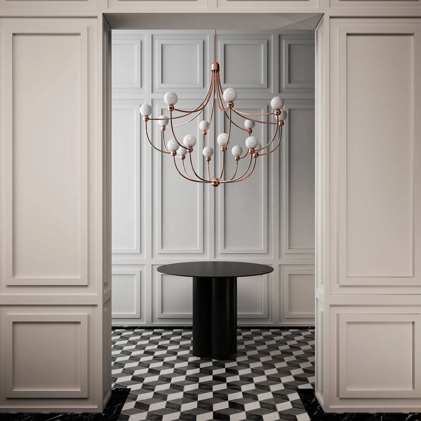 Lampadario Dots di Matteo Zorzenoni