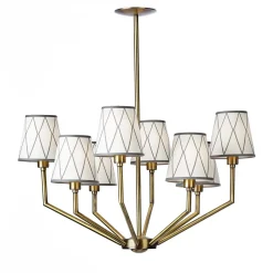 Lampadario Epoque a 8 luci
