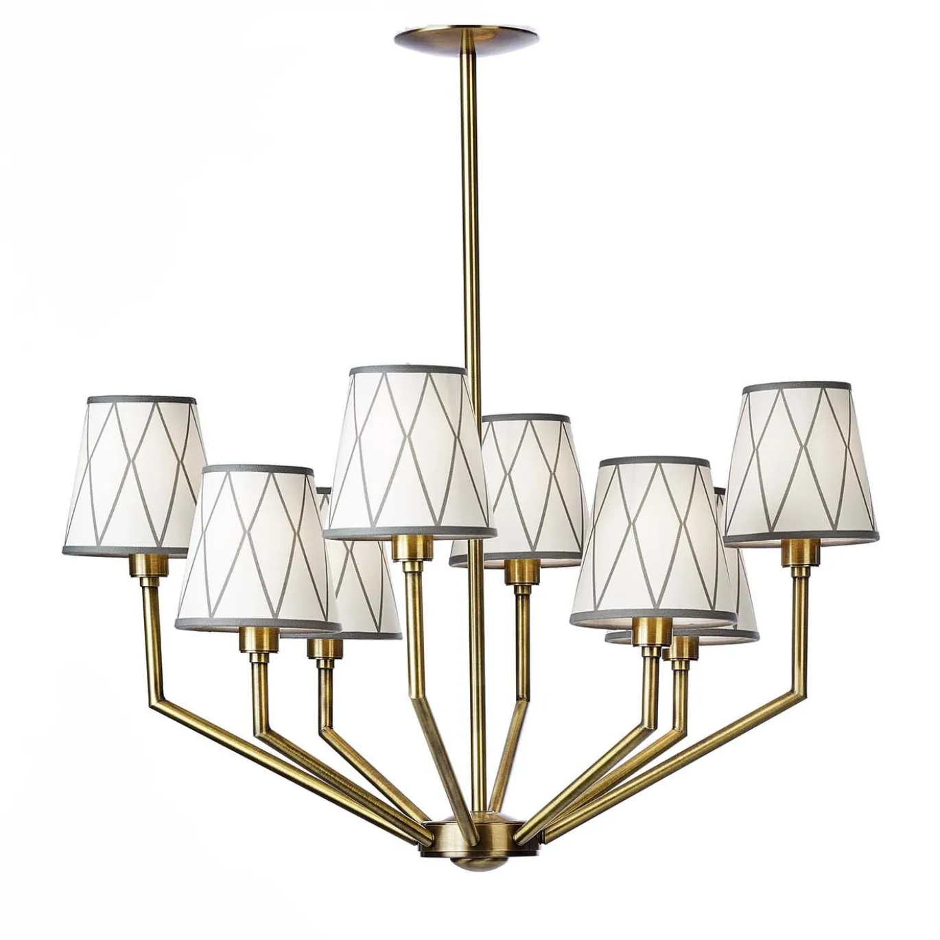 Lampadario Epoque a 8 luci