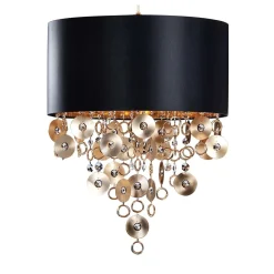Lampadario Esmeralda nero