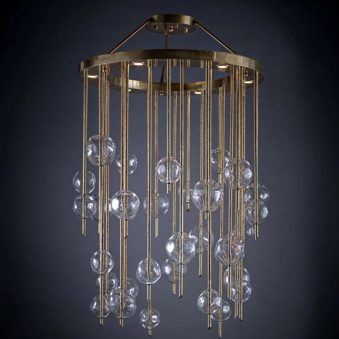Lampadario Falling Stone a 8 luci