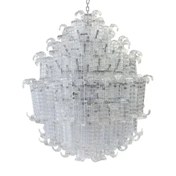 Lampadario Felci V206 in vetro
