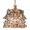 Lampadario floreale a 4 luci 104