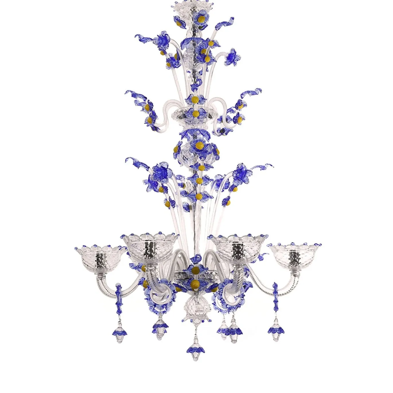 Lampadario floreale Mentor