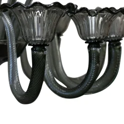 Lampadario Floreale Notte Veneziana grande in Vetro