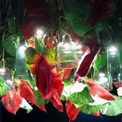 Lampadario Flower Power Red Anthurium