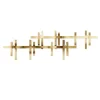 Lampadario Forest Light in ottone finitura oro