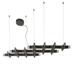 Lampadario Galassia in Nichel Nero