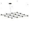 Lampadario Geometrico Quadrante Medio Nero #2